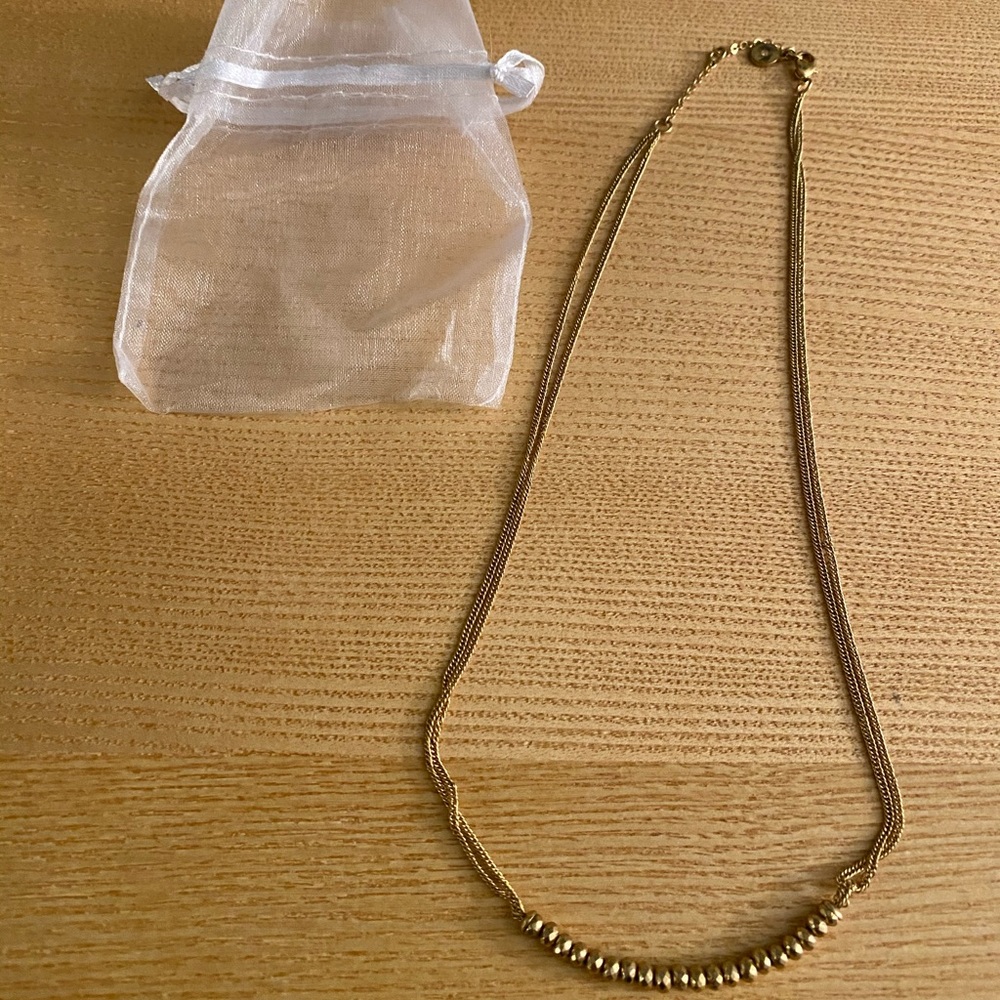 Stella Dot Piper Gold Layered Chain Necklace